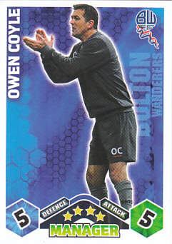 Owen Coyle Bolton Wanderers 2009/10 Topps Match Attax Manager #EX129
